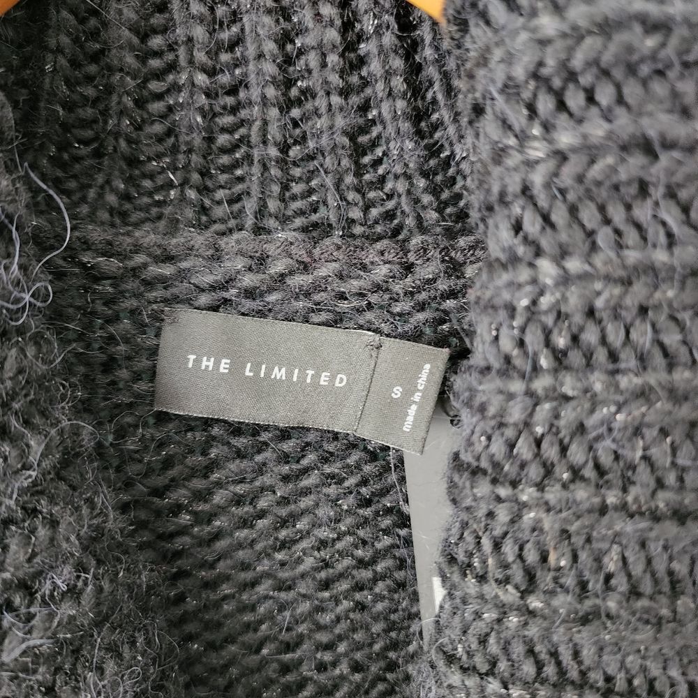 The Limited alpaca and wool blend cropped cardigan sweater - Picture 3 of 10
